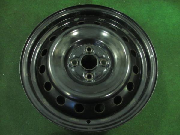 6974◇4穴ラクティス純正16インチ鉄ホイール キャップ付 4本 トヨタ 