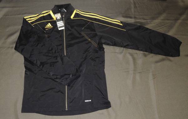 新品 6割引 即決 adidas Professional クロスジャケット 黒 L アディダスプロフェッショナル