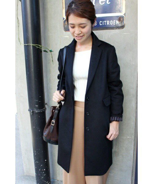 15aw スローブイエナ VALLOMBROSA チェスターコート iena