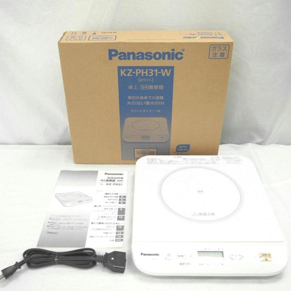 未使用 パナソニック 卓上IH調理器 KZ-PH31-W