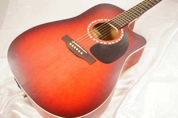 Art＆Lutherie エレアコ CW Spruce Burgundy Quantum I▼4971B-1