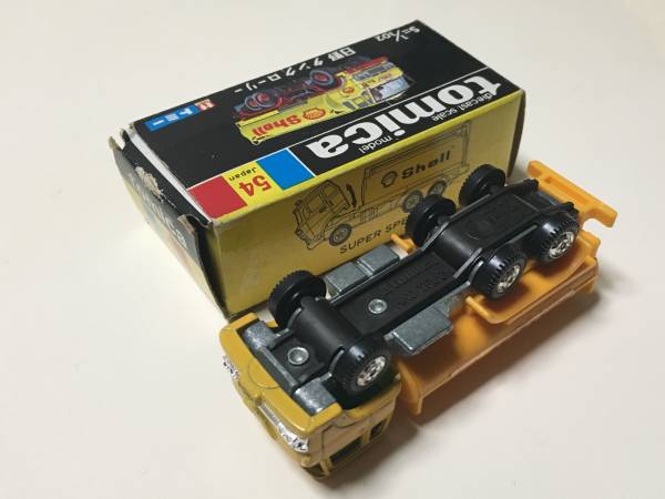 トミカ 黒箱 日野 タンクローリー 日本製 旧ホイール トミカ 日野 ZM