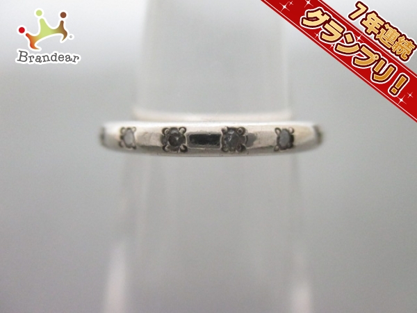 アガット リング 美品 Pt200×シルバー×ダイヤモンド agete(指輪)｜売買 