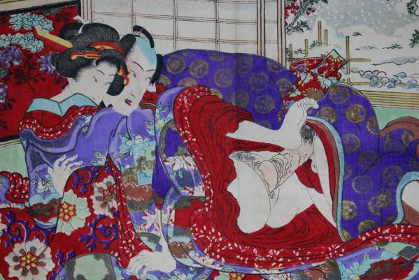 ◎美品！ 歌川国貞 「吾妻源氏」 浮世絵 春画 艶画 錦絵 木版画(浮世絵
