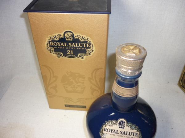 飲料・酒 古酒 Royal Salute 21年 スコッチウイスキー 未開栓