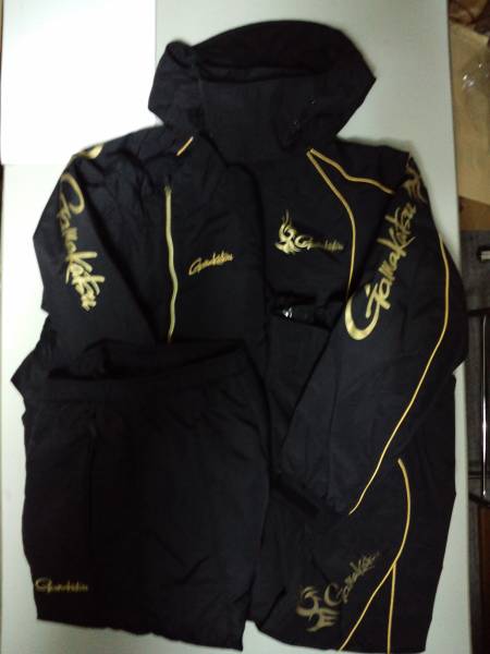 がまかつ オールウェザースーツ(ブラック×ゴールド)GM-3360美品