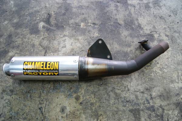 値下げ！アドレスV100用 カメレオンファクトリー製 ボンネビルマフラー