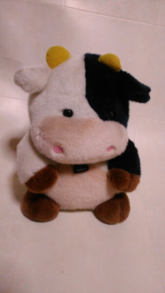 ヒロクンハウス 牛 ウシ ぬいぐるみ 約29㎝ ぬいぐるみ ヒロクンハウス
