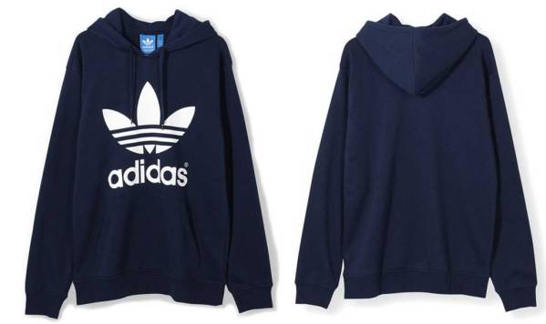 アディダス トレフォイル フーディー O パーカー ネイビー LL