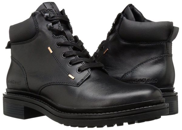 Calvin Klein 26.5 ブーツ ブラック レザー レースアップ 631