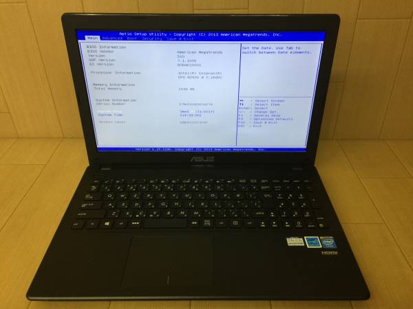 S ASUS Notebook PC R512M Cel 2.16GHz/2GB/BIOS ジャンク(15インチ～)｜売買されたオークション ...