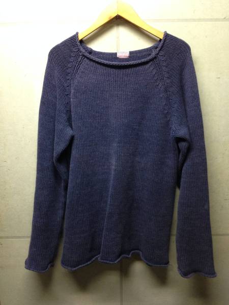 テンダーロイン TENDERLOIN ニット セーター Lサイズ 紺色 ネイビー