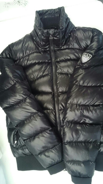 【ARMANI】アルマーニ　メンズ　ジャンパー　黒　MEN　コート