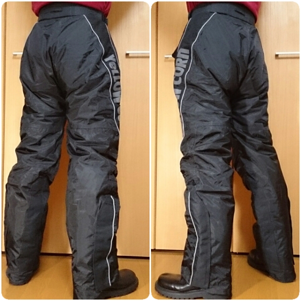yellow corn☆イエローコーン 超防寒 オーバーパンツ 黒 LW 美品_2