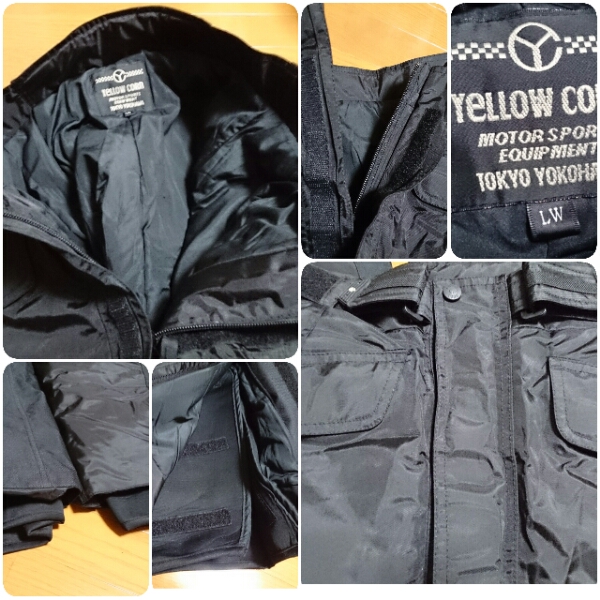 yellow corn☆イエローコーン 超防寒 オーバーパンツ 黒 LW 美品_3