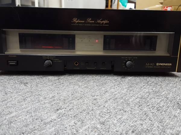 PIONEER M-90 パワーアンプ 通電のみ ジャンク Yahoo!オークション