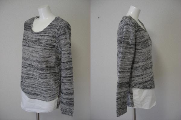 新品★スコットクラブ☆グランターブル★異素材セーター ￥14800