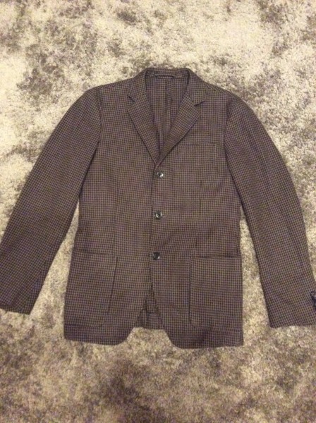 ■tomorrowland トゥモローランド　ジャケット JKT サイズS ブラウン千鳥 秋冬 ほぼ新品