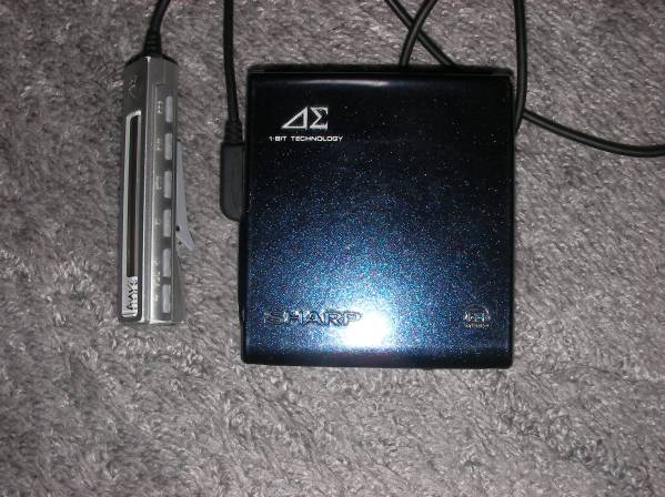 SHARP MDプレーヤー MD-DS70 超激レア！SHARP 1BIT ポータブルMD