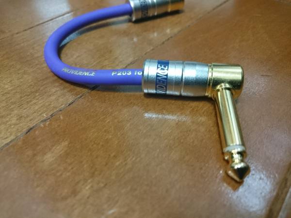 【送無】Providence P203 パッチケーブル４本セット エフェクター_2