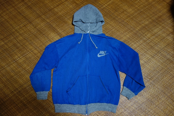 ナイキ オレンジタグ スウェットパーカー　青、グレー M