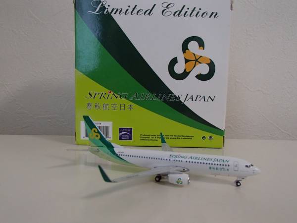 新品】春秋航空日本 ボーイング737-800 フェニックス 1/400SPRING