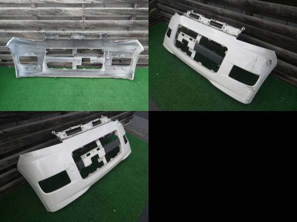 ムーヴ カスタム L175S L185S 前期 フロントバンパー パールホワイト