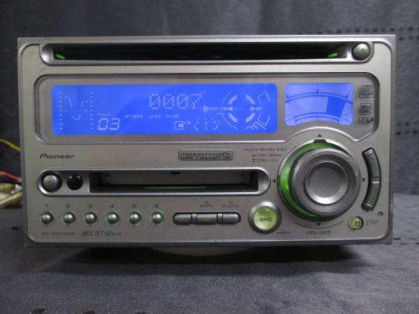 K057 ☆Carrozzeria CD/MDデッキ 整備済 FH-P003MDzz☆♪ 即決有♪ MD
