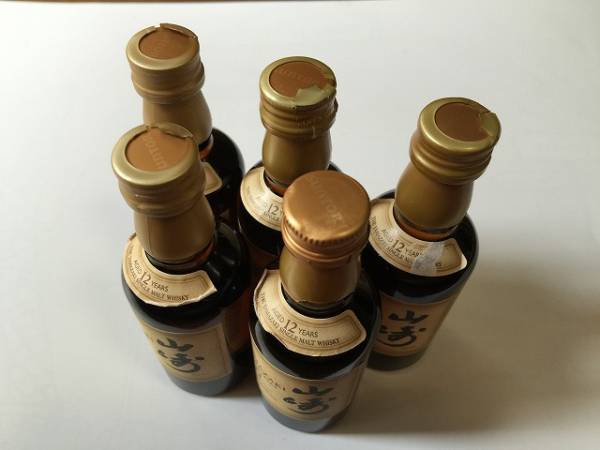 山崎 12年 ミニ ボトル 50ml 5本 Amazon.co.jp: 山崎12年 ミニチュア
