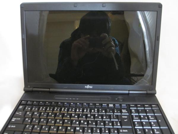極美品1円 富士通 ノートPC AH31/H FMVA31HBH Windows7 CPU B820 メモリ4GB HDD250GB 15.6インチ_3