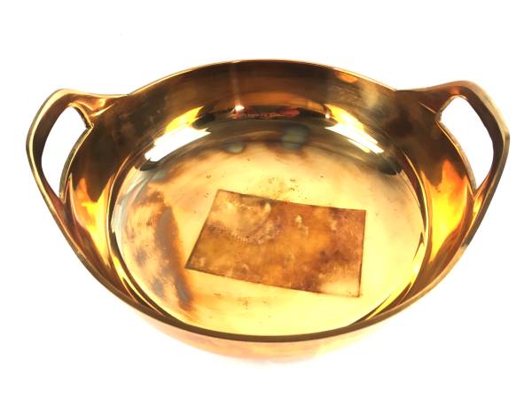 貴重 未使用☆高級 砲金製 天ぷら鍋 水たき鍋 28cm 揚げ鍋 ほうきん ξ