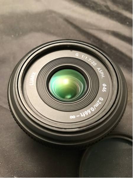 《超美品》 LUMIX G ASPH 20mm f1.7 単焦点 パンケーキ H-H020 フィルタ付