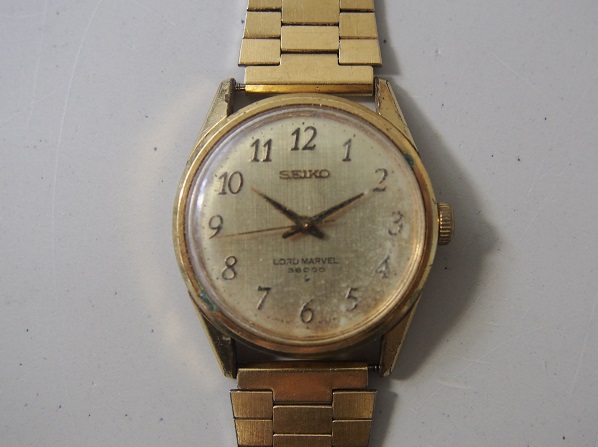 SEIKO セイコー LORD MARVEL 36000 絹目文字盤 ロードマーベル USED