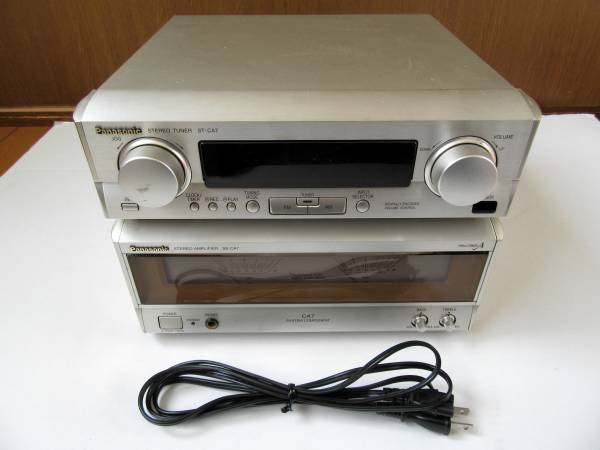 Panasonic パナソニック ステレオアンプ SE-CA7 オーディオ 格安 ☆Panasonic パナソニック ステレオチューナー ST-CA7 パワーアンプ SE