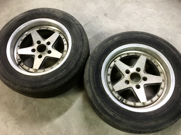 SSRロンシャンXR-4S 5穴 7J+12 2本 旧車 深リム ドリケツ ベース(社外 