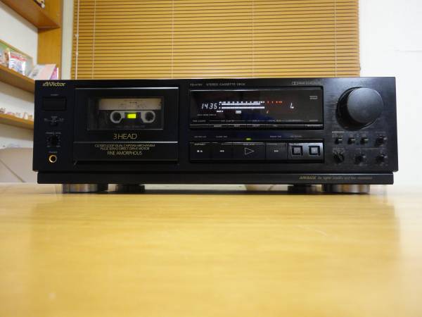 Victor・ビクター 「TD－V707」 オーディオ機器 カセットデッキ