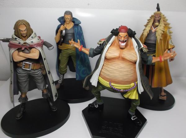 ○ワンピース フィギュア 金獅子のシキ・黒ひげ・ ベンベックマン