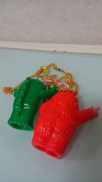 昭和レトロ 当時物ひらけポンキッキーガチャピンムック ソフビ