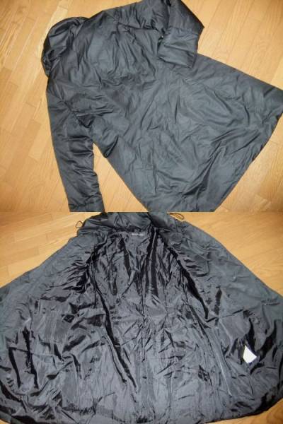 美品　espace de calma　ダウンコート XL　レディース　黒 美ライン　13号 ダッフル風トグル