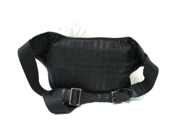 BURBERRY BLACK バーバリー LABEL ウエストバッグ ボディバッグ
