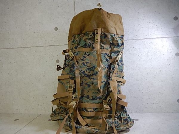 9 ：1円～ フレーム付き！◆USMC ILBE メイン ラックサック◆米軍放出品◆
