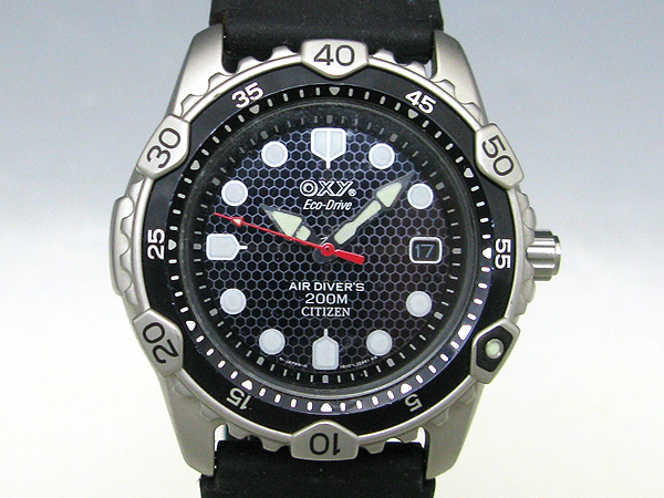 ☆美品☆シチズン OXY エコドライブ エアダイバーズ GW-4-S☆(シチズン  