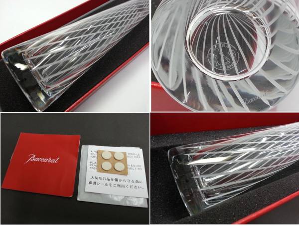未使用☆Baccarat バカラ パッション ミカド フラワーベース 花器 