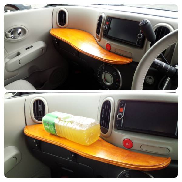 日産キューブ Cube Z12専用 助手席テーブル 手作り 残40 車内収納 ホルダー 売買されたオークション情報 Yahooの商品情報をアーカイブ公開 オークファン Aucfan Com