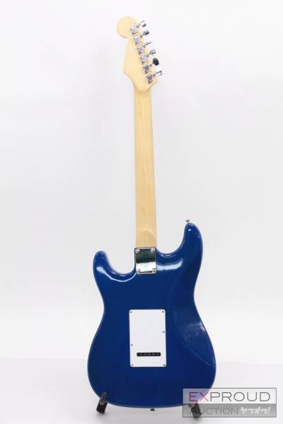 美品☆FENDER風 ストラトキャスター エレキギター 青 音出しOK FENDER 