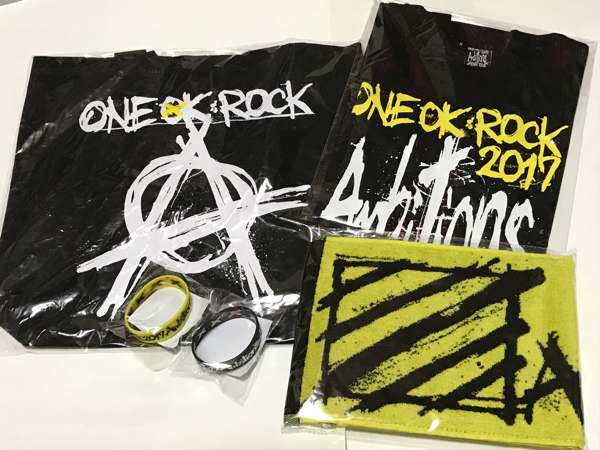 ☆2017 ONE OK ROCK ワンオク Ambition Japan Tour 公式グッズ Tシャツ