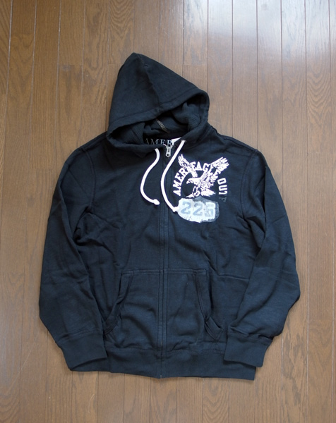 アメリカンイーグル ジップアップパーカー XXXL
