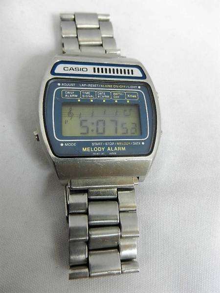 Melody Alarm 腕時計 CASIO レア 80s ヴィンテージ メンズ H104 ALARM 