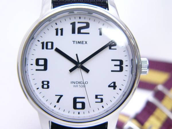 ■ＥＸ■新品 即決 タイメックス国内正規品 大きい文字盤 イージーリーダー 替えベルトつき.