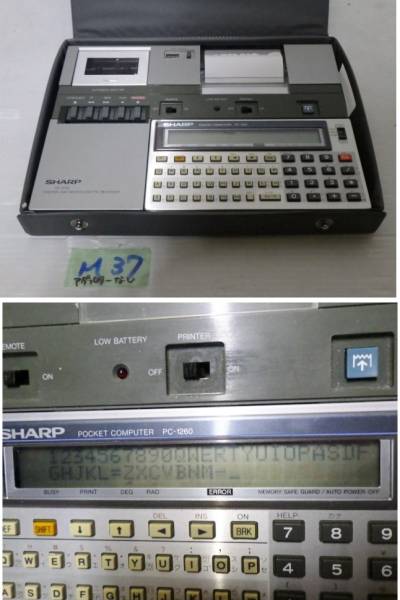 希少品◇SHARP シャープ ポケットコンピューター◇PC-1260◇プリンター 